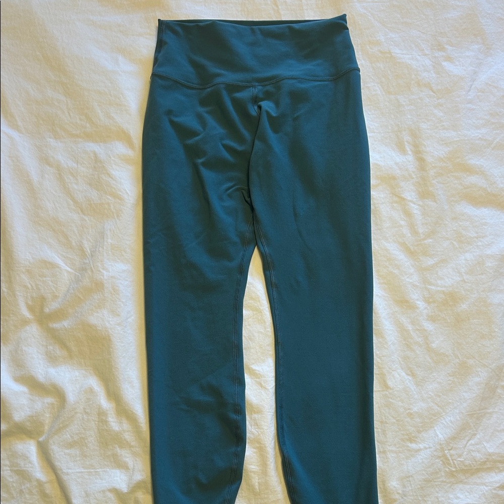 ALO Yoga High Waist Teal Leggings